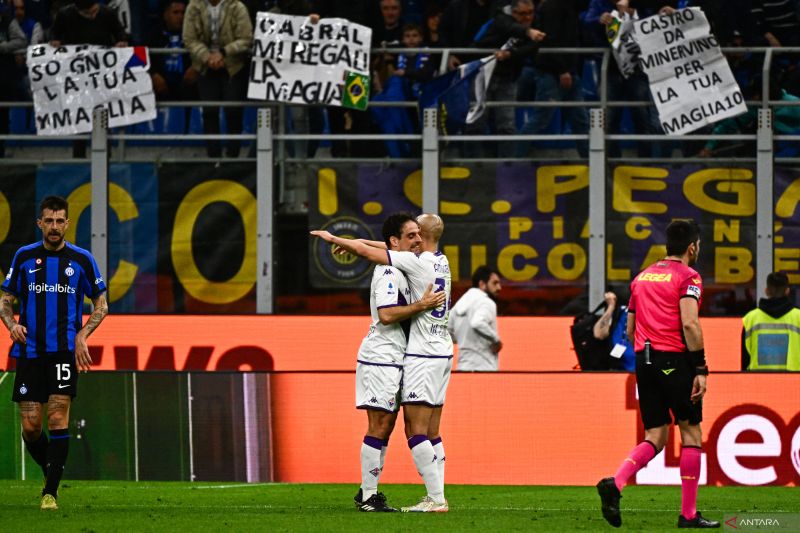 Inter Milan gagal raih tiga poin seusai ditekuk Fiorentina 0-1