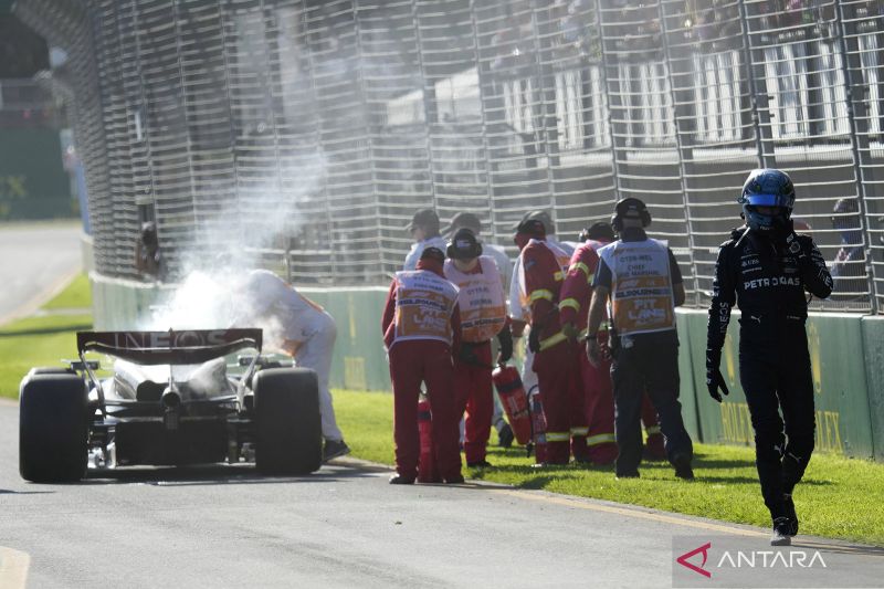 Russell sesalkan insiden kebakaran mesin W14 di GP Australia