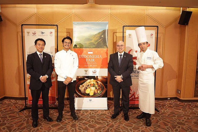 Chef Indonesia kenalkan kuliner nusantara di Indonesia Fair 2023 Tokyo