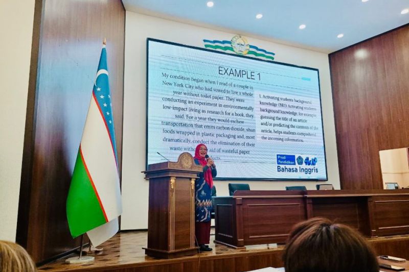 Indonesia dan Uzbekistan melakukan penelitian kolaboratif tentang pembelajaran berdasarkan pengalaman