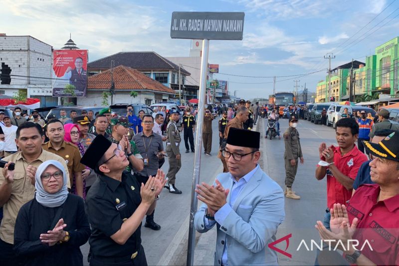 Humaniora: Gubernur Jabar resmikan pergantian nama Jalan Cikarang-Cibarusah