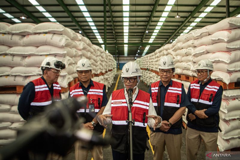 Wamen BUMN Meninjau Stok Pupuk Bersubsidi