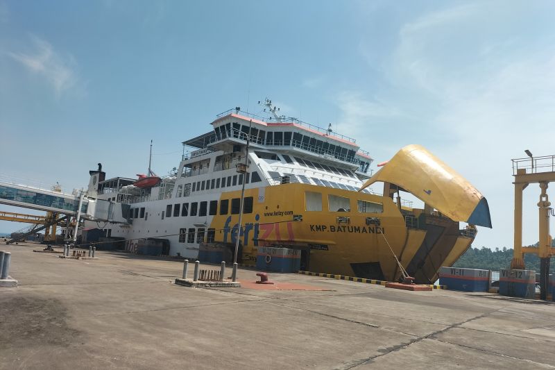 ASDP sebut penumpang gunakan feri dari Sumatera ke Jawa naik 10 persen
