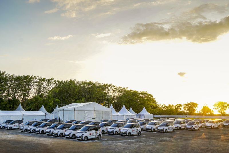 50 unit Wuling Air Ev tiba di Labuan Bajo, siap dukung KTT Asean 2023