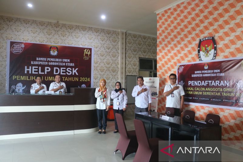 KPU Gorontalo Utara sebut pendaftaran bacaleg masih nihil