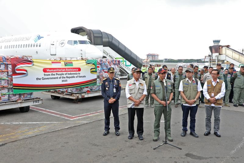 Indonesia mengirimkan bantuan ke Vanuatu dengan dua penerbangan charter: BNPB