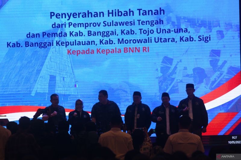 Penyerahan Hibah Tanah Untuk BNN