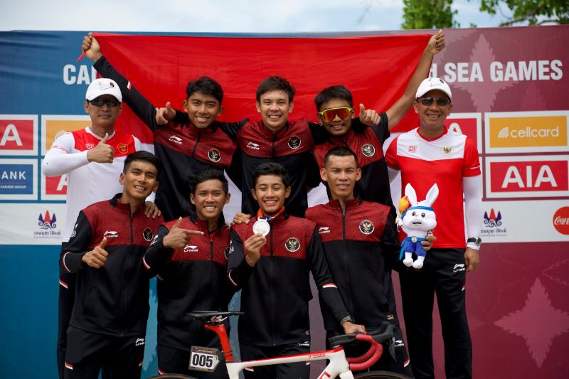 Sembilan atlet Indonesia berangkat ke Asian Road Cycling Championships