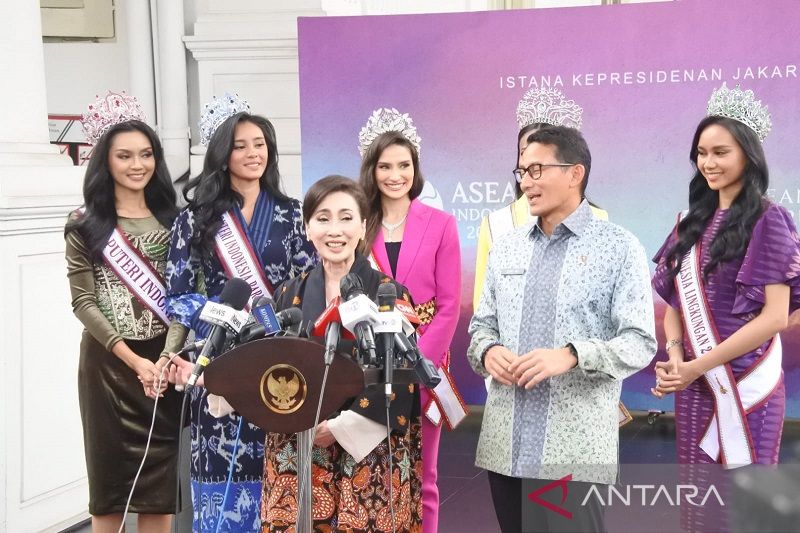 Presiden meminta Puteri Indonesia membantu mempromosikan pariwisata