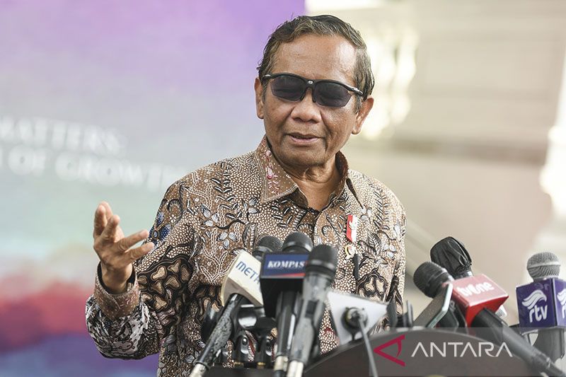 Mahfud MD tegaskan kasus Johnny G Plate tidak terkait Pemilu 2024