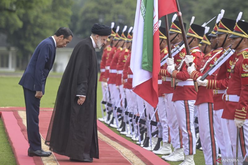 Presiden Joko Widodo terima kunjungan Presiden Iran