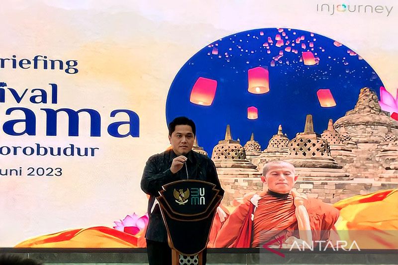 Menteri BUMN siap kembalikan Borobudur sebagai area spiritual seimbang