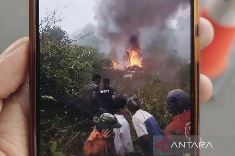 Update helikopter jatuh di perkebunan Ciwidey Bandung, TNI AD: tak ada korban jiwa