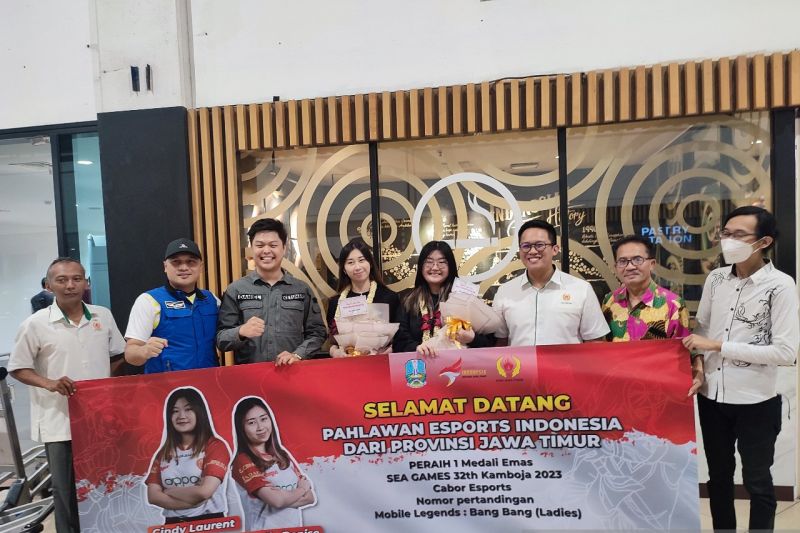 ESI Jatim sambut dua atlet peraih emas Sea Games nomor Mobile Legend