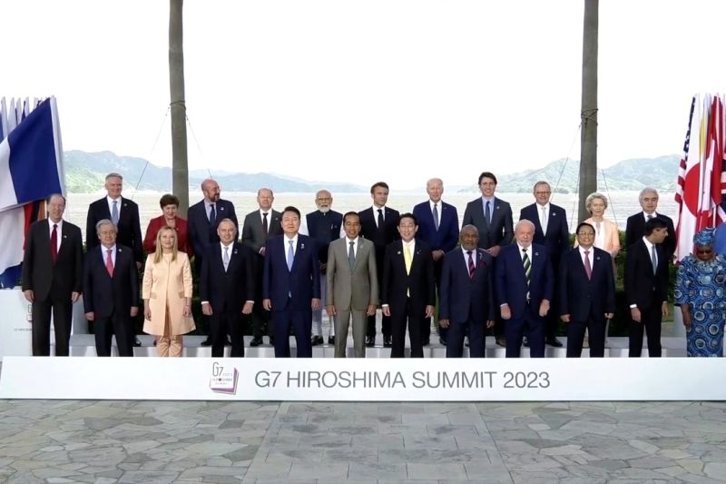 AB G7 BERGULAT HADAPI KETEGANGAN DI UKRAINA DAN TAIWAN
