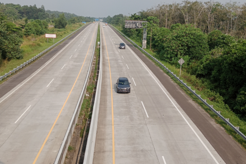 Kondisi Tol Sumatera ruas Bakauheni-Terbanggi Besar