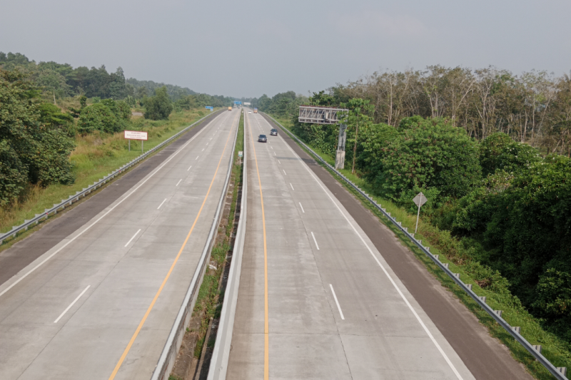 Kondisi Tol Sumatera ruas Bakauheni-Terbanggi Besar