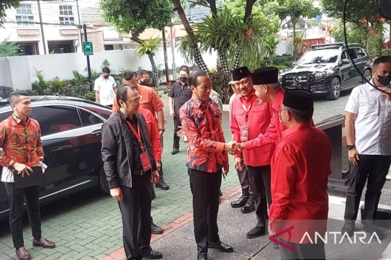 Presiden Jokowi Hadiri Pembukaan Rakernas PDIP