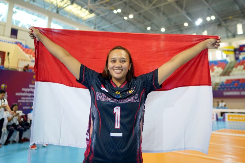 7359Tinggalkan Anak yang Baru Lahir Kapten Tim Sitting Volleyball Putri Annisa Tindi Berhasil Raih Emas Untuk Merah Putih SCORE.CO.ID