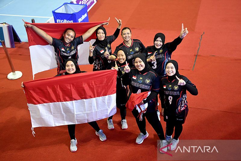 Voli duduk putri Indonesia raih emas APG 2023 060623 zk 1 SCORE.CO.ID