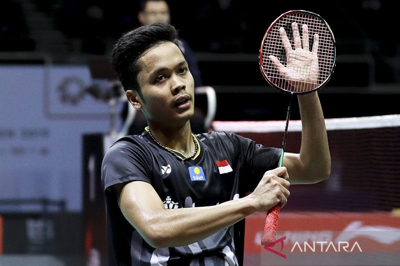 Ginting pertahankan gelar Singapore Open setelah kalahkan Antonsen