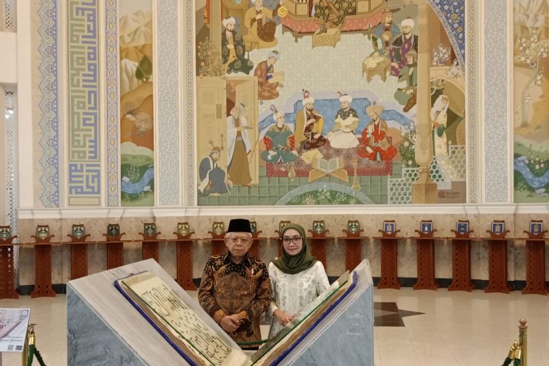 Wapres menilik jejak kejayaan Timur Lenk di Museum Amir Timur