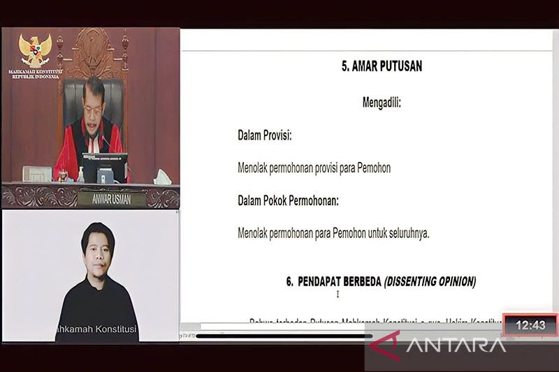 MK putuskan sistem pemilu tetap terbuka