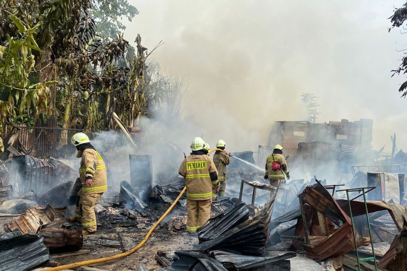 16 kambing hangus akibat kebakaran di Jaktim