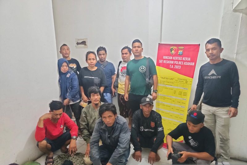 Polisi tangkap sembilan pekerja migran Indonesia ilegal di Asahan