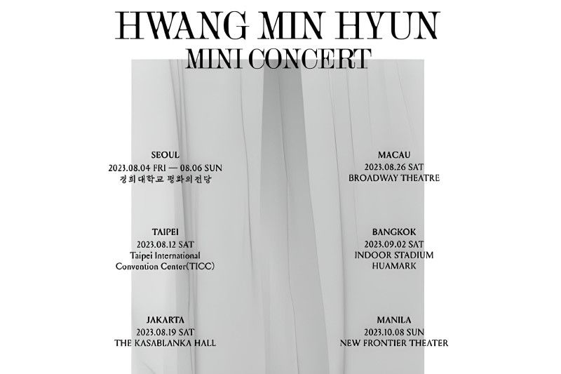 Hwang Min Hyun akan gelar konser mini di Jakarta
