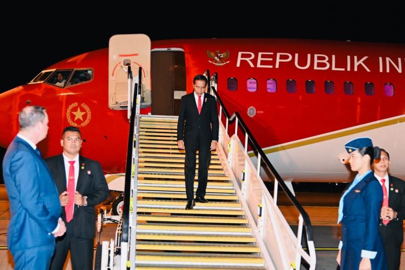 Presiden Jokowi tiba di Sydney hadiri Annual Leaders' Meeting 2023