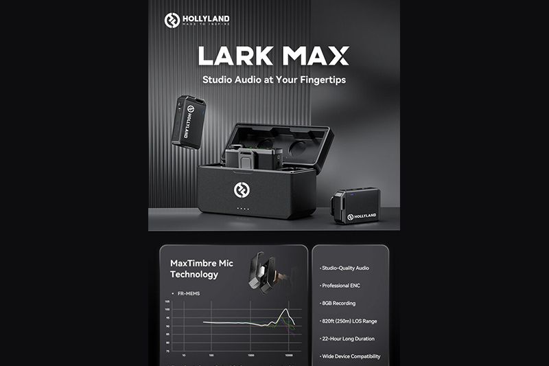 LARK MAX dari Hollyland: Mikrofon Nirkabel Terbaik bagi Kreator Konten