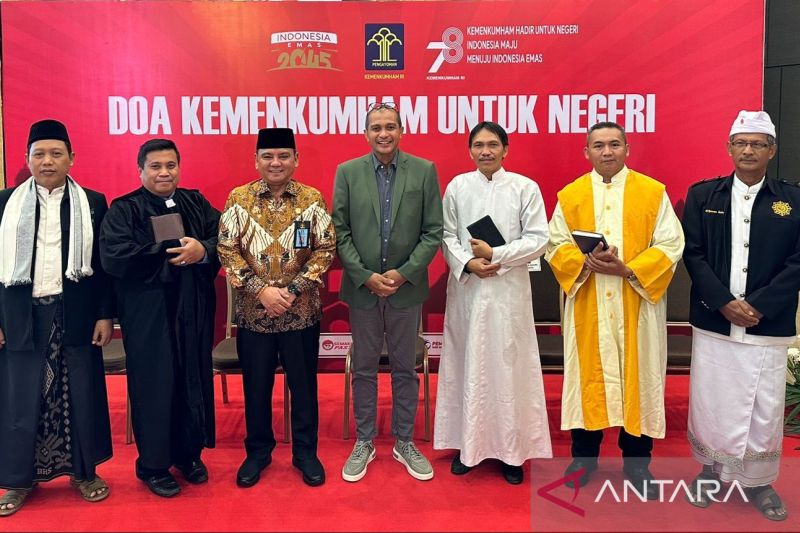 Kemenkumham gelar doa bersama buka rangkaian hari lahir ke-78
