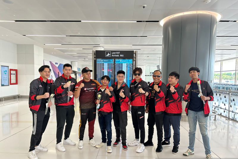 Timnas CSGO Tiba di King Khalid International Airport Riyadh SCORE.CO.ID