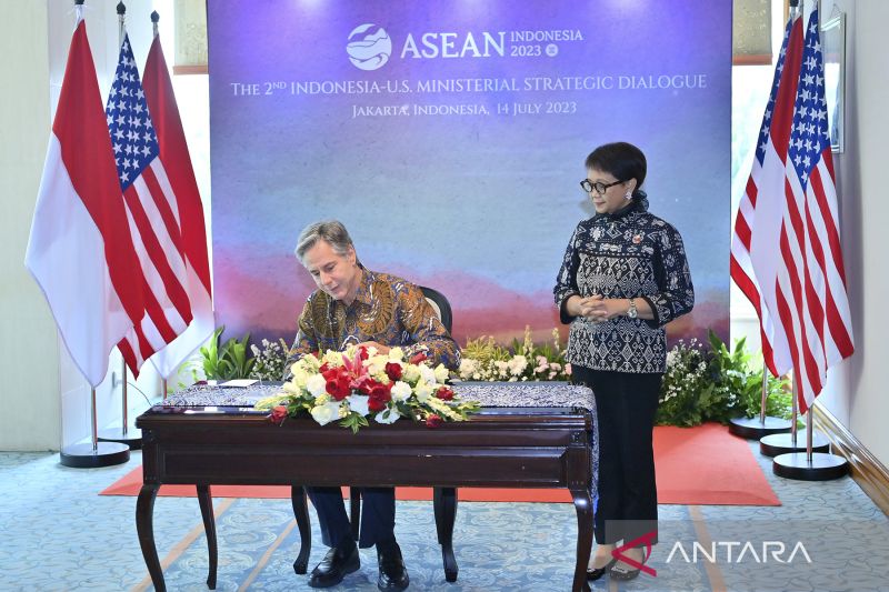 Indonesia minta AS dukung kerja sama dengan ASEAN di Indo-Pasifik