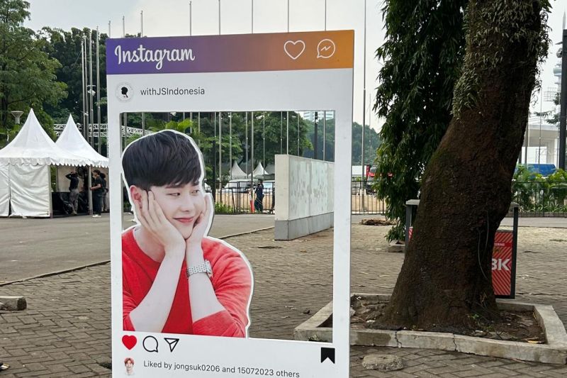 Jumpa penggemar Lee Jong Suk di Jakarta hadirkan spot foto menarik