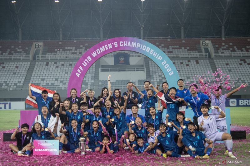 Thailand juara AFF U-19 Women Championship 2023