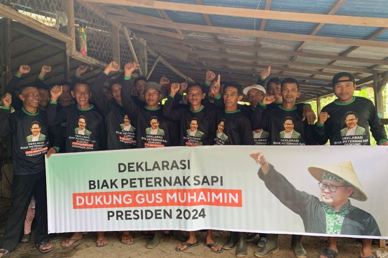 Peternak sapi di Sambas dukung Muhaimin Iskandar jadi capres