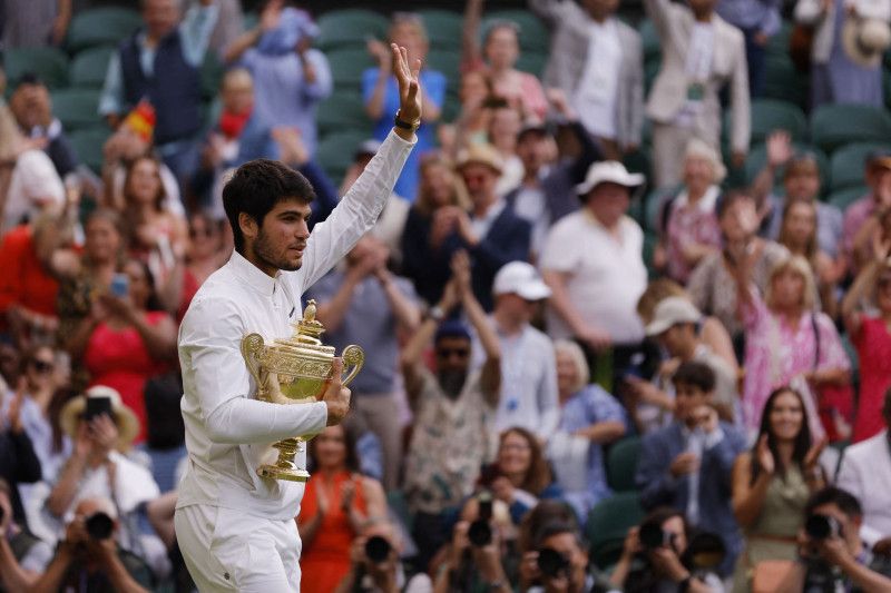 Alcaraz masih tak menyangka juarai Wimbledon