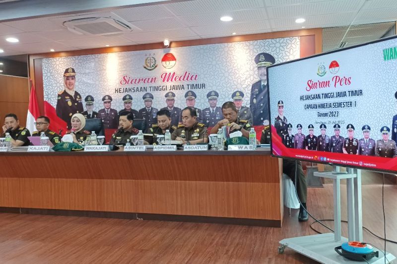 Kejati Jatim usut tujuh kasus korupsi senilai total Rp143 miliar