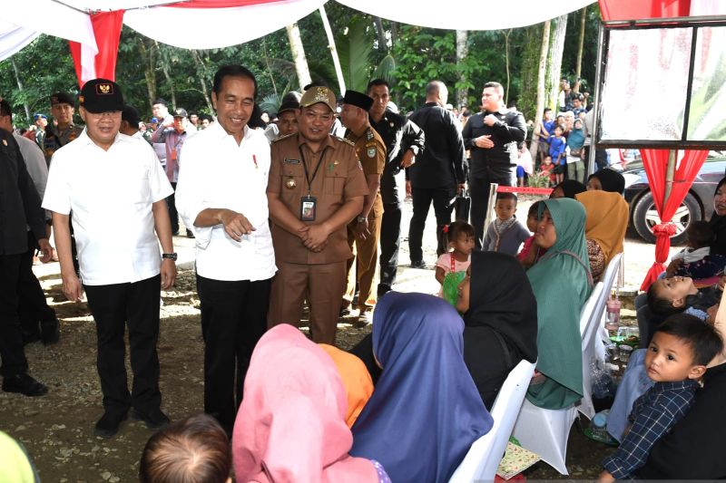 Jokowi: Pemerintah pastikan tingkat stunting turun di setiap daerah