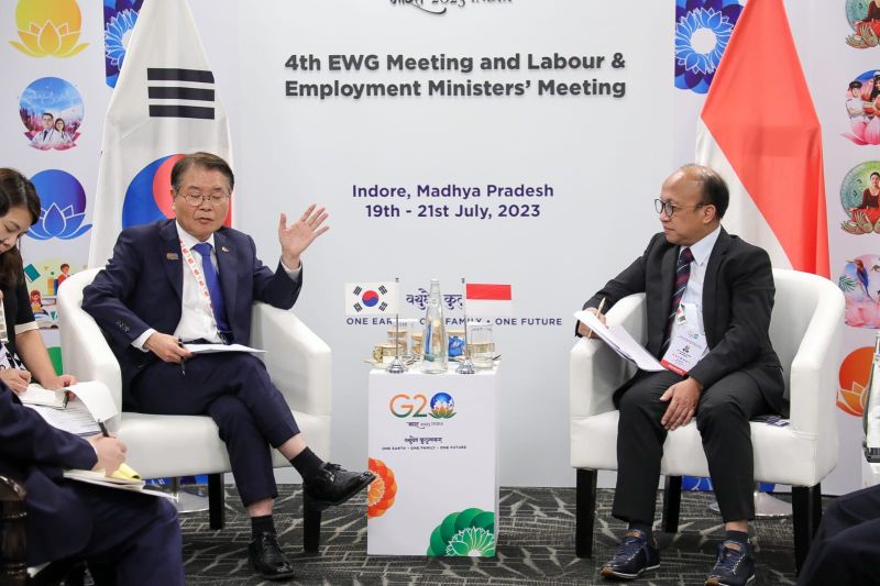 Indonesia berupaya meningkatkan kerja sama tenaga kerja dengan Korea Selatan