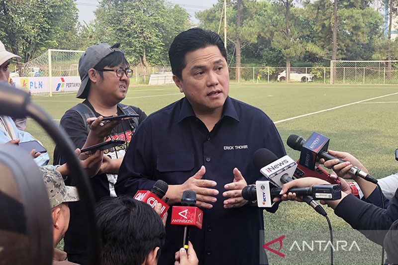 Erick Thohir pastikan bakal tindak tegas oknum nakal di PSSI