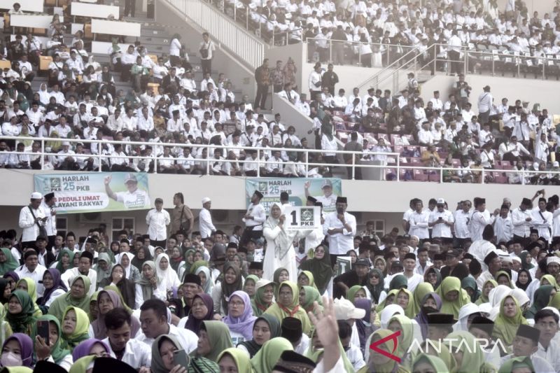 Presiden Jokowi hadiri puncak Harlah ke-25 PKB di Solo