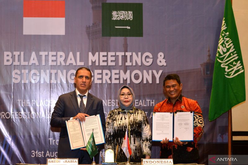 Indonesia dan Arab Saudi menandatangani Perjanjian Perlindungan Tenaga Kesehatan