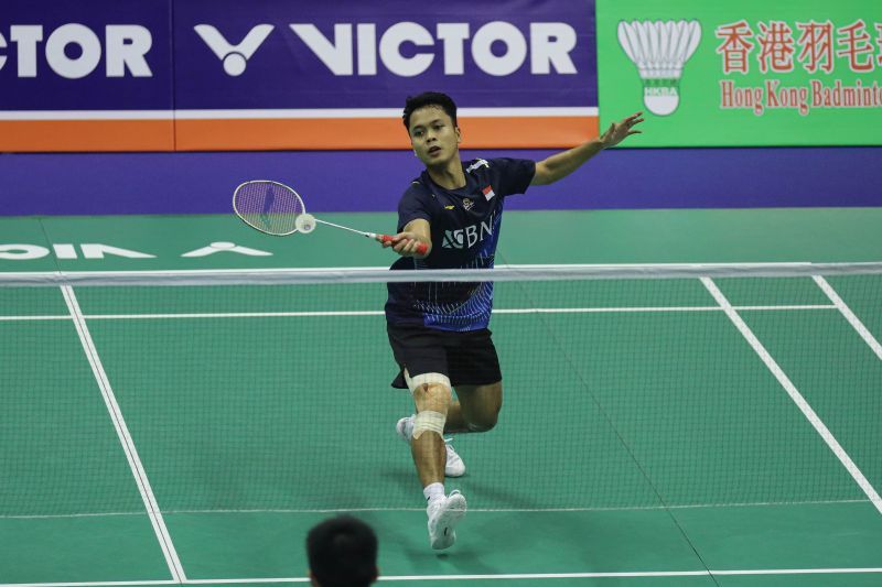 Ginting raih kemenangan pembuka bagi beregu putra Indonesia