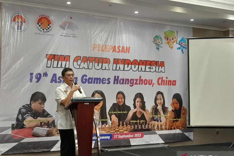 Indonesia mengirimkan tujuh pecatur ke Asian Games 2022