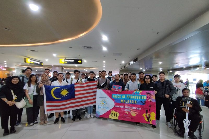 Beberapa delegasi internasional tiba di Jember untuk menghadiri Asian Music Games