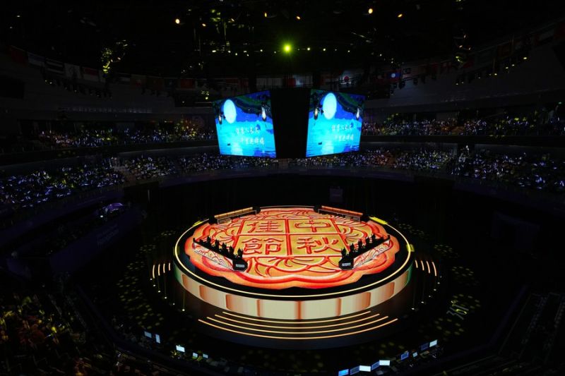 Atlet ikut rayakan Festival Musim Gugur di Asian Games Hangzhou