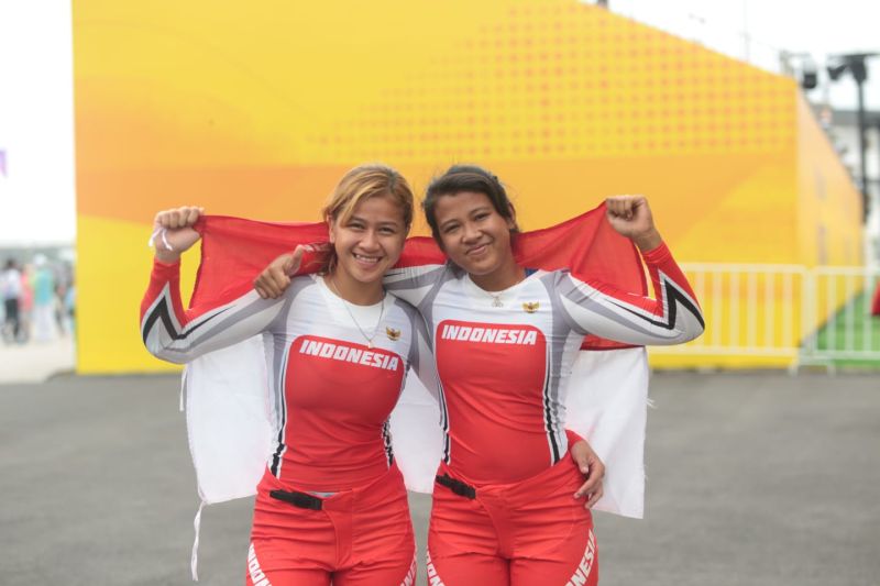 Asian Games: Amelia Nur Siva raih emas untuk Indonesia di BMX